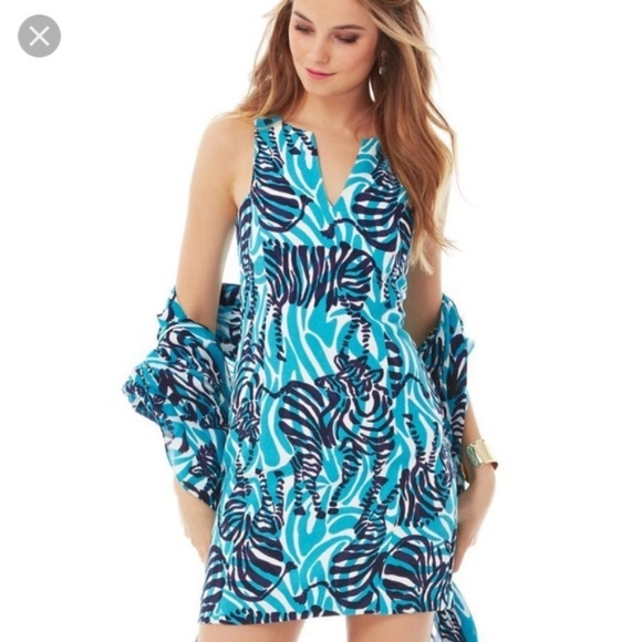 Lilly Pulitzer Dresses & Skirts - Lilly Pulitzer Zebra Madeline Shift Dress